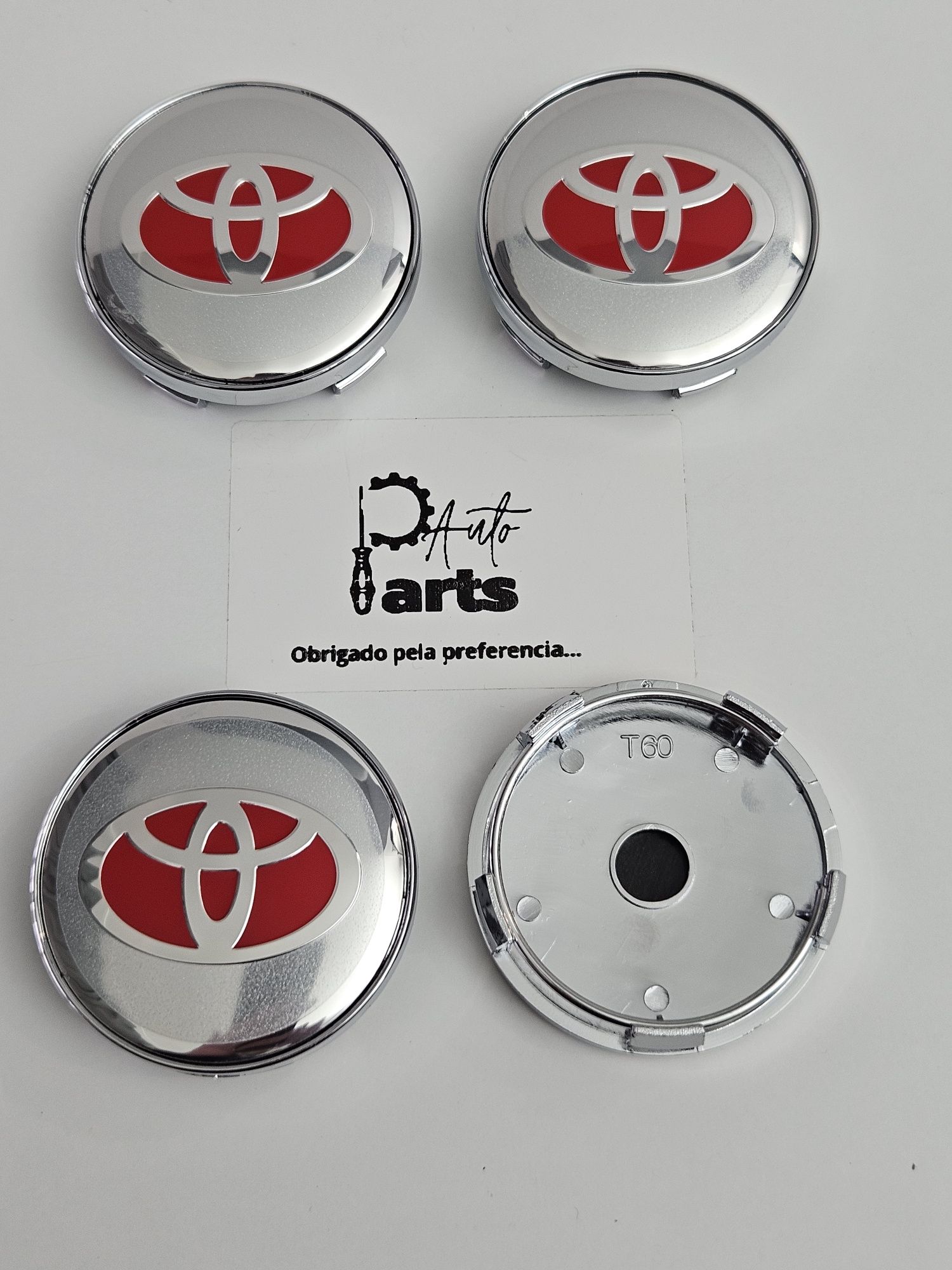 Centros de jante Toyota 56mm/60mm