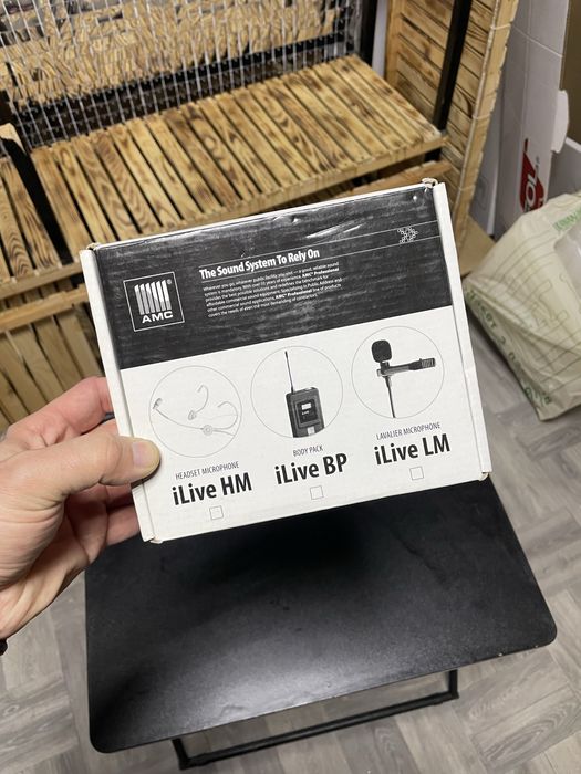 Бодіпак AMC iLive BP + гарнітура HM | UHF 795–820 MHz | Радіосистема