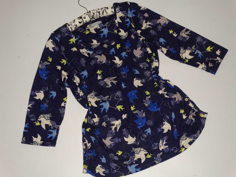 _M&S_Fajna modna kolorowa bluzka do pracy _R.44/46_