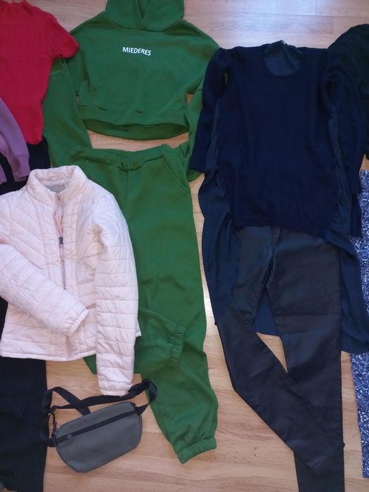 Пакет вещей на девочку 10-11-12 лет куртка, костюм флисовий