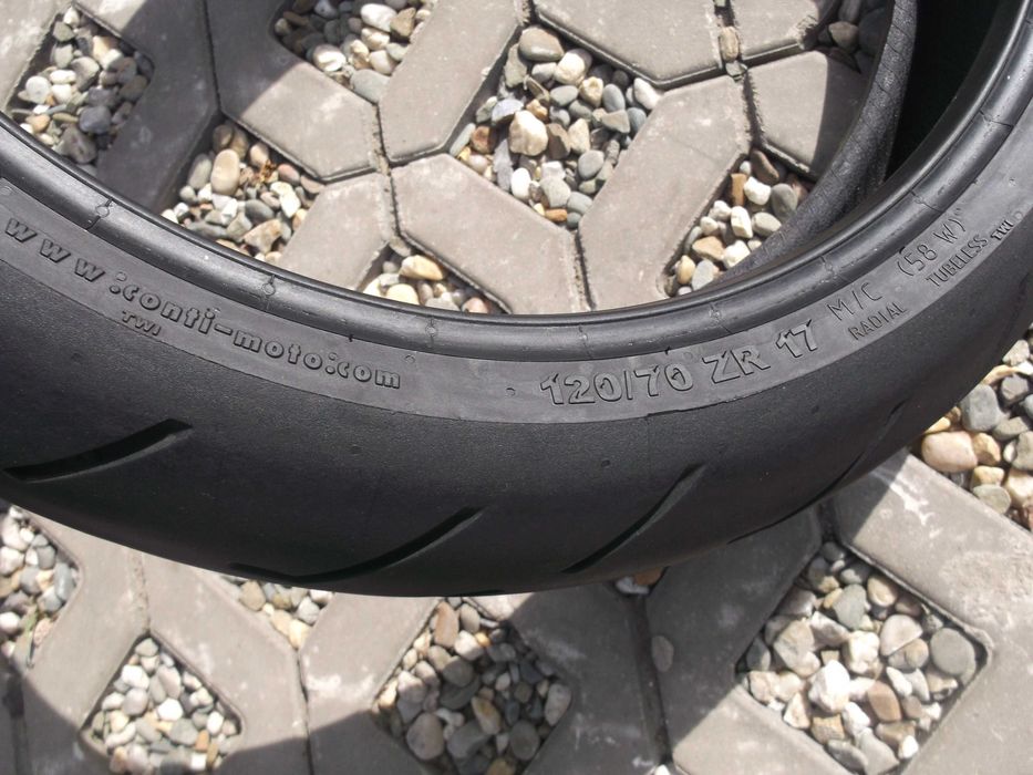 opona 120/70ZR17 Continental Conti Sport Attack 4 dot3920 3,5mm