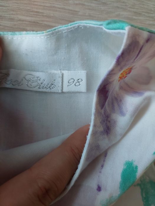 Sukienka elegancka wizytowa 98 cool club kwiaty