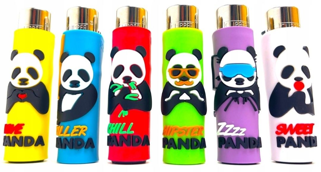 Zapalniczka Clipper Płomieniowa Panda ETUI THC