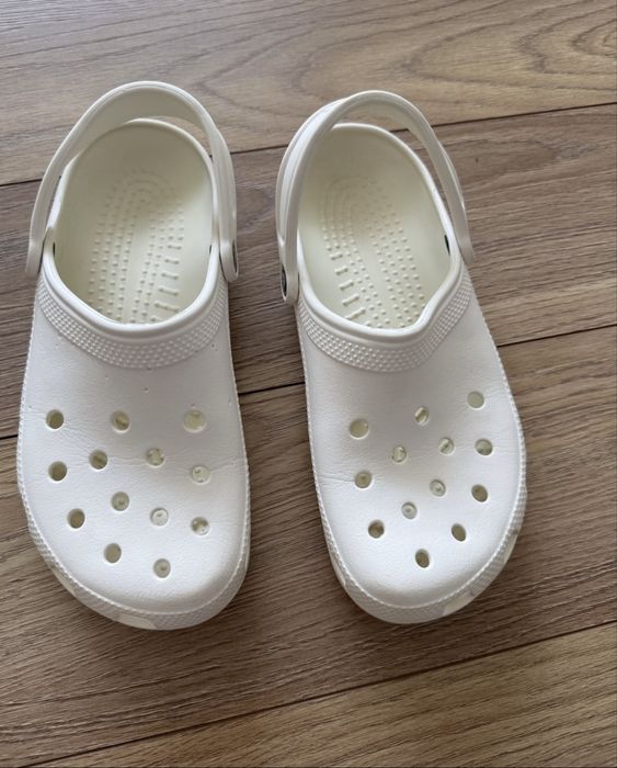 Белые кроксы Crocs 37р оригинал