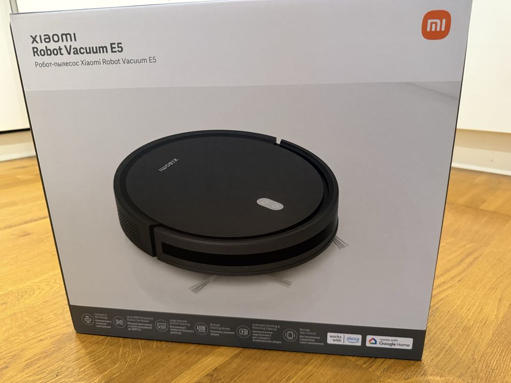Xiaomi Mi Robot Vacuum E5 Funkcja mopowania Czarny