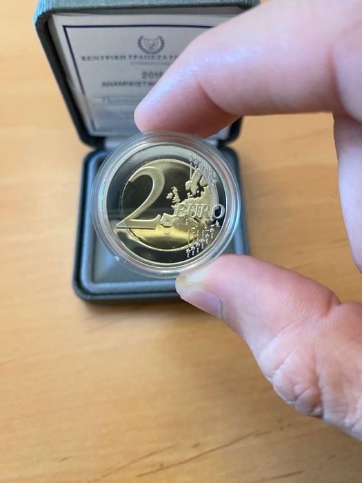 Moeda 2€ Chipre 2015 - Proof