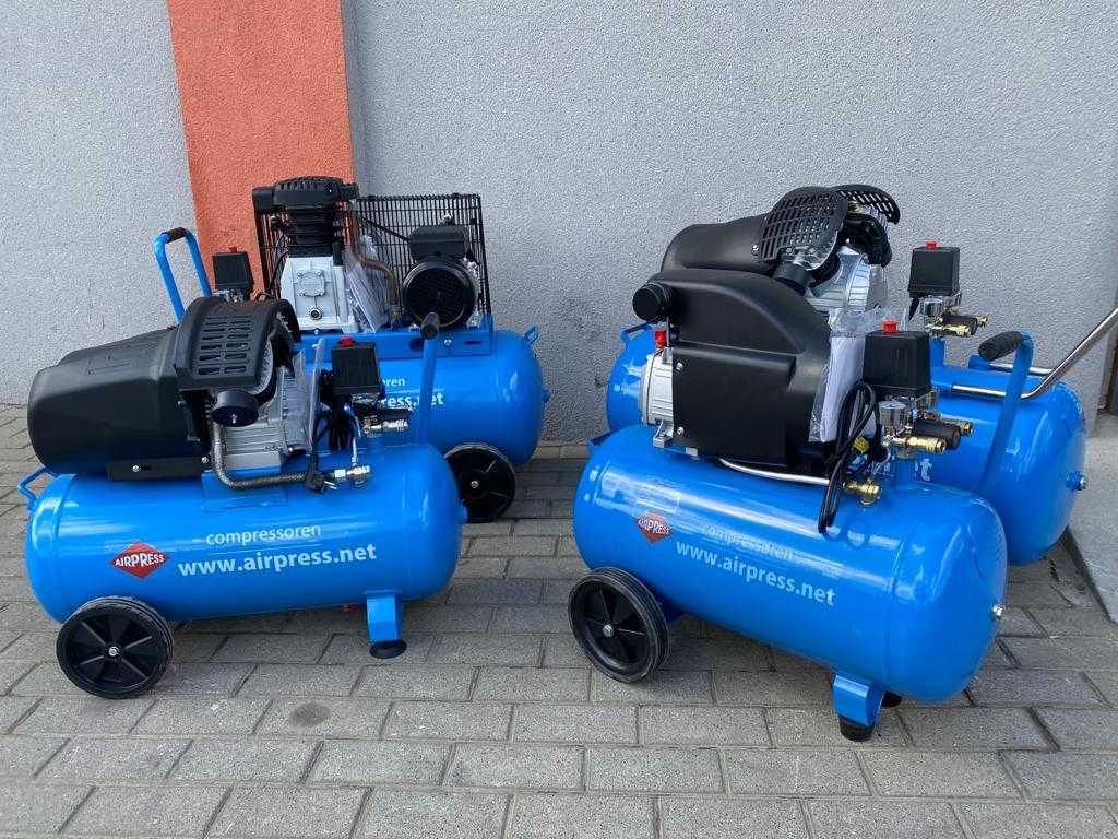 Kompresor dwutłokowy AIRPRESS HL 425-100V 8 bar 3 KM 100L Olejowy