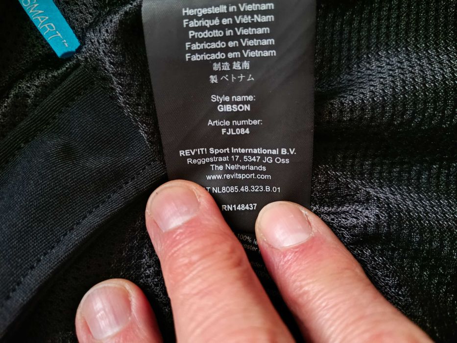 Revit - Blusão em pele de motociclista, modelo Gibson, sem defeitos