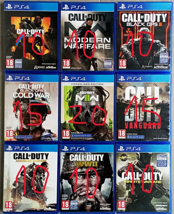 Jogos Call Of Duty Playstation 4 (PS4)