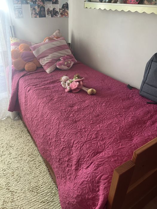 Mobília de quarto infantil/juvenil completa – Madeira maciça