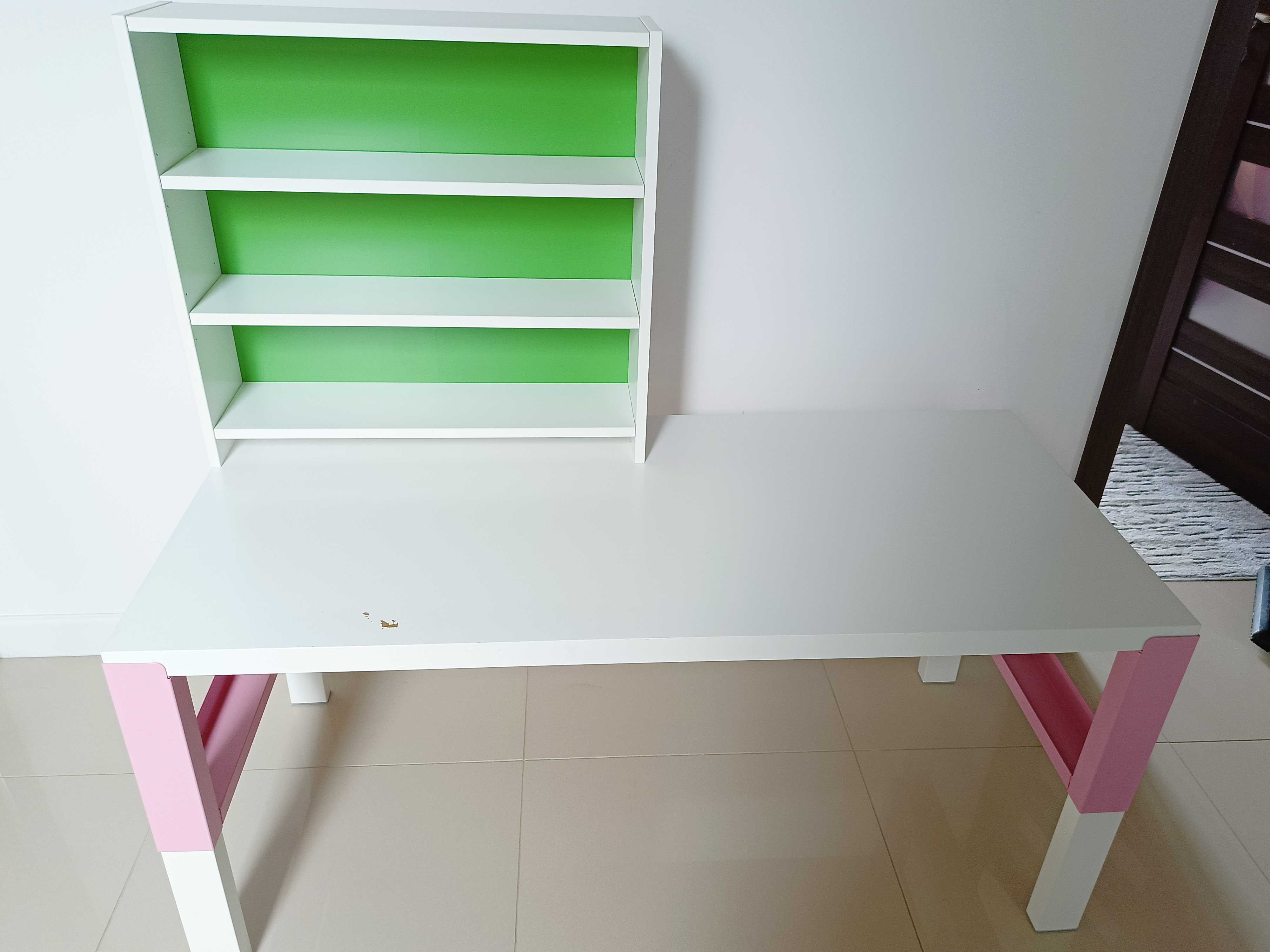 Biurko Ikea 128x58 plus nastawka