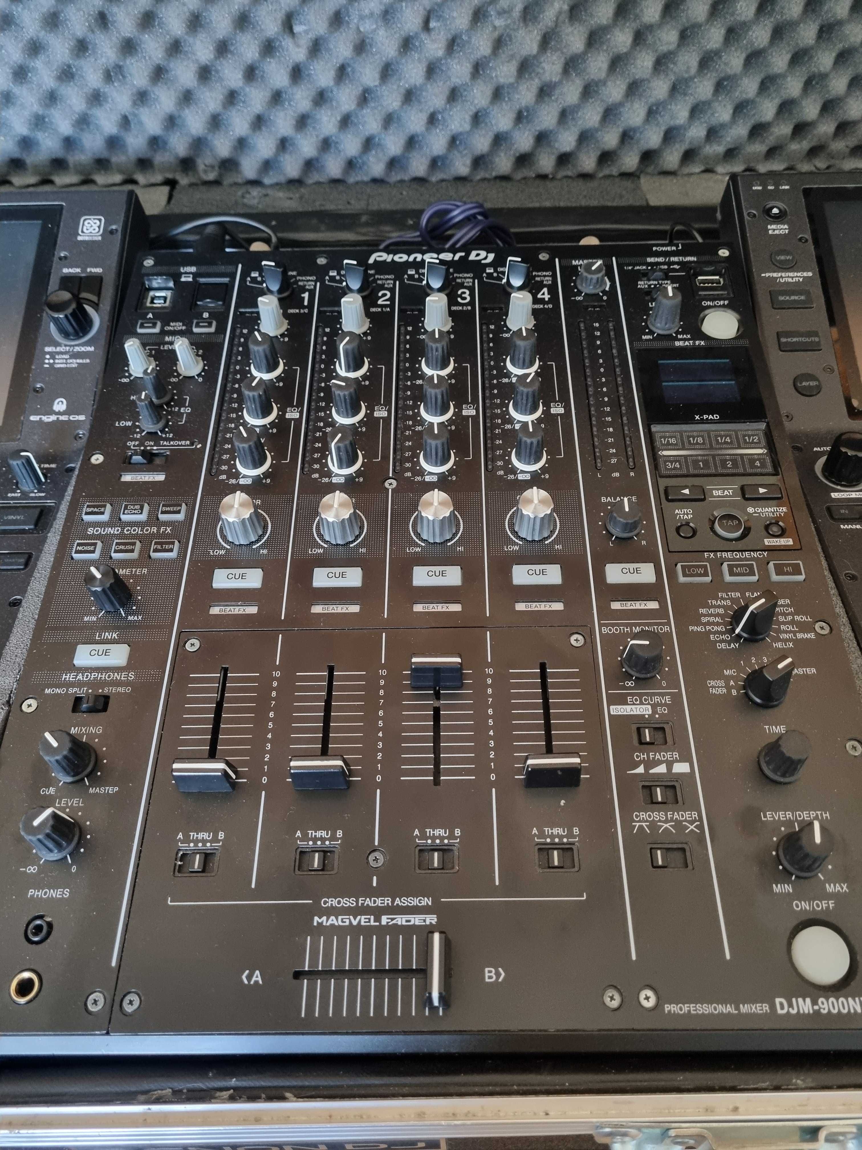 Denon sc6000 x 2,pioneer djm 900 nexus2,plus case