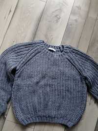 Sweter gruby 30% wełna rozm S