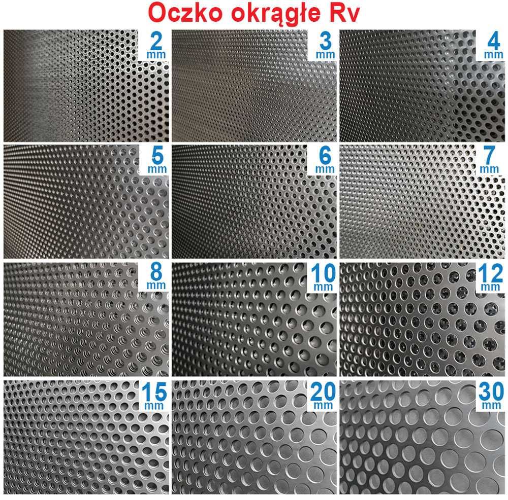 Blacha perforowana Rv STAL SUROWA OCYNK na wymiar METALTECH Września