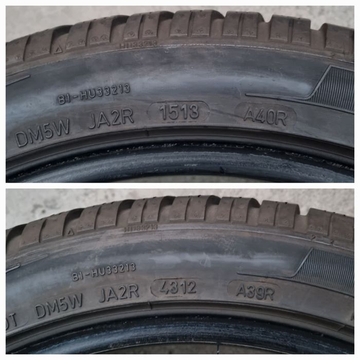 Opony używane ZIMOWE 255/40/19 Dunlop 850zł/4szt.