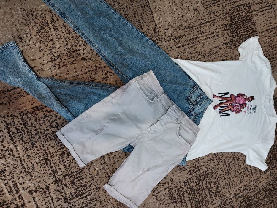 Джинсы штаны Мом