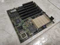 Placa-mãe AMI AMD 386 CPU cerâmica 386 BIOS vintage 1992