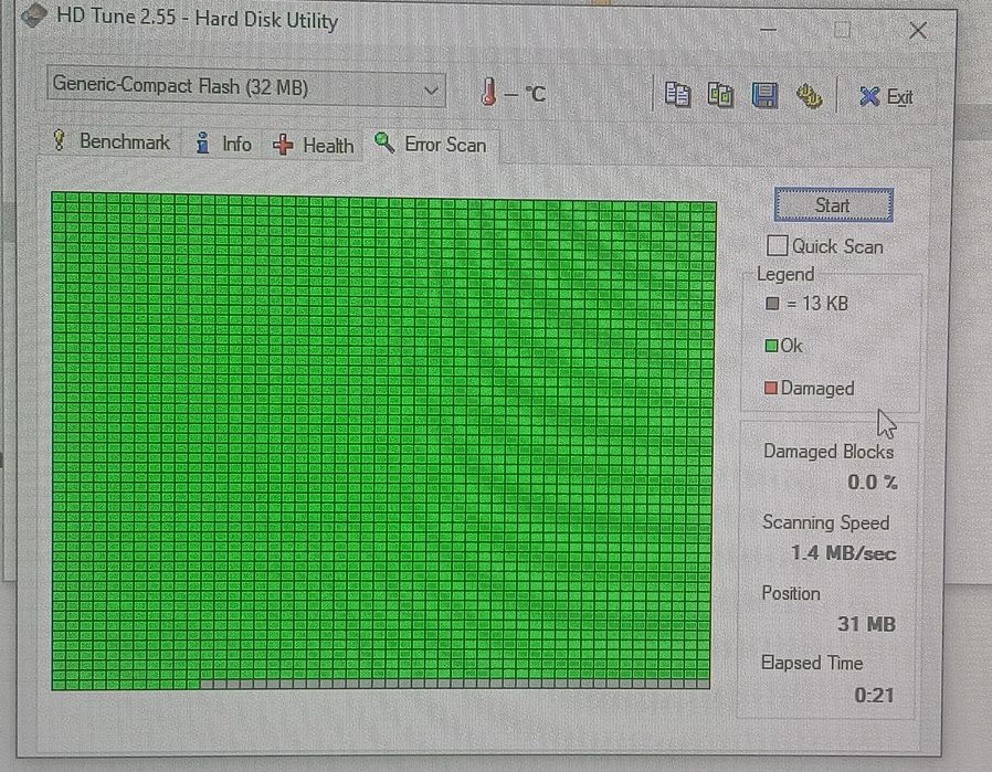 Karta pamięci CF 32MB