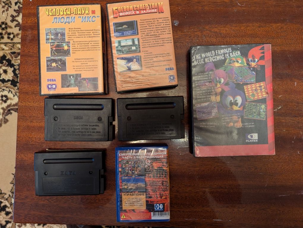 Sega mega drive картриджі