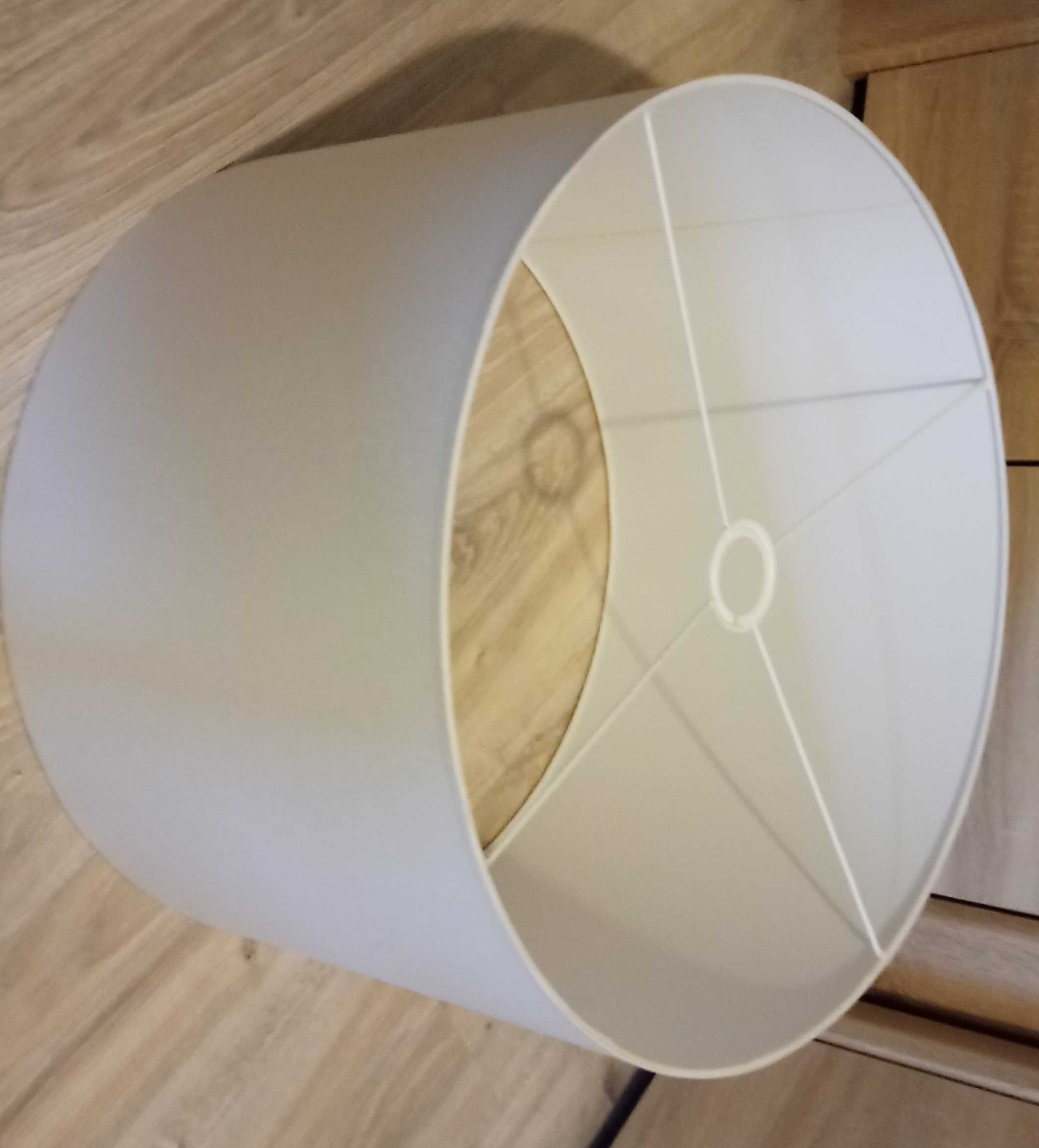 bardzo duży abażur do lampy wiszącej biały średnica 50cm odbiór Kijewo