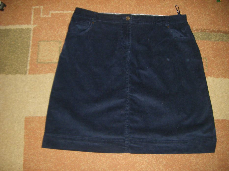 Юбка вельветовая, размер XL-18-52