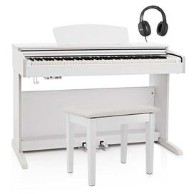 Pianino cyfrowe Gear4music DP-10X, akcesoria i podstawa w komplecie