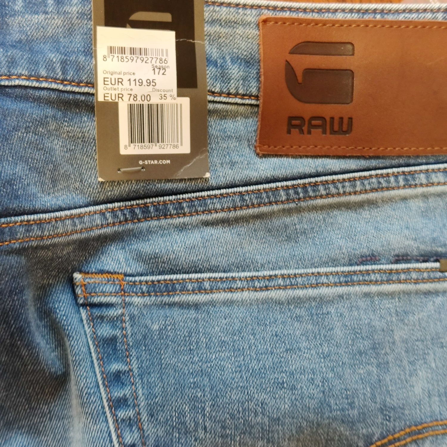 G- Star Raw  spodnie 36/36