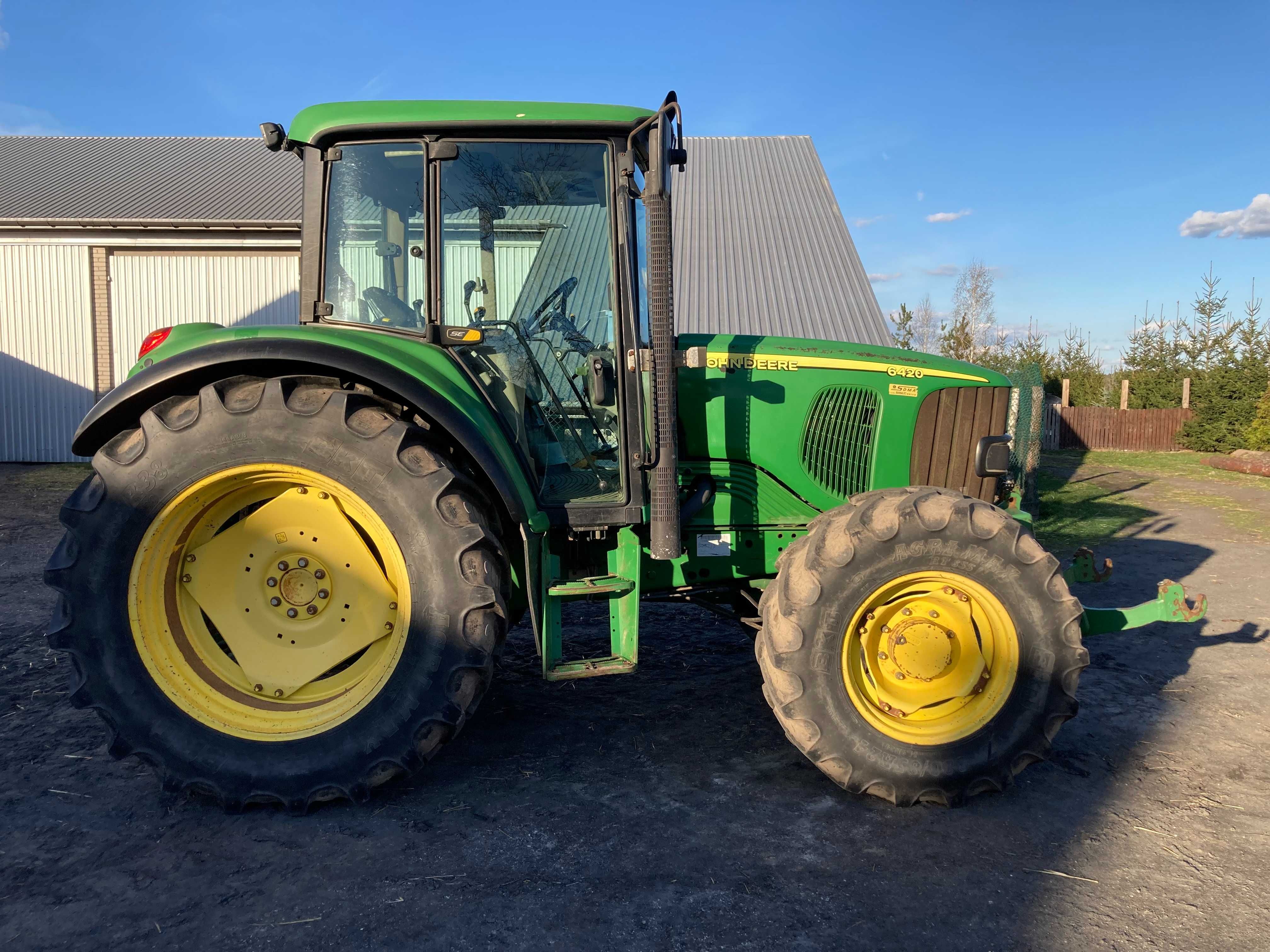 John Deere 6420 / przedni TUZ / PowerQuad / biegi pełzające