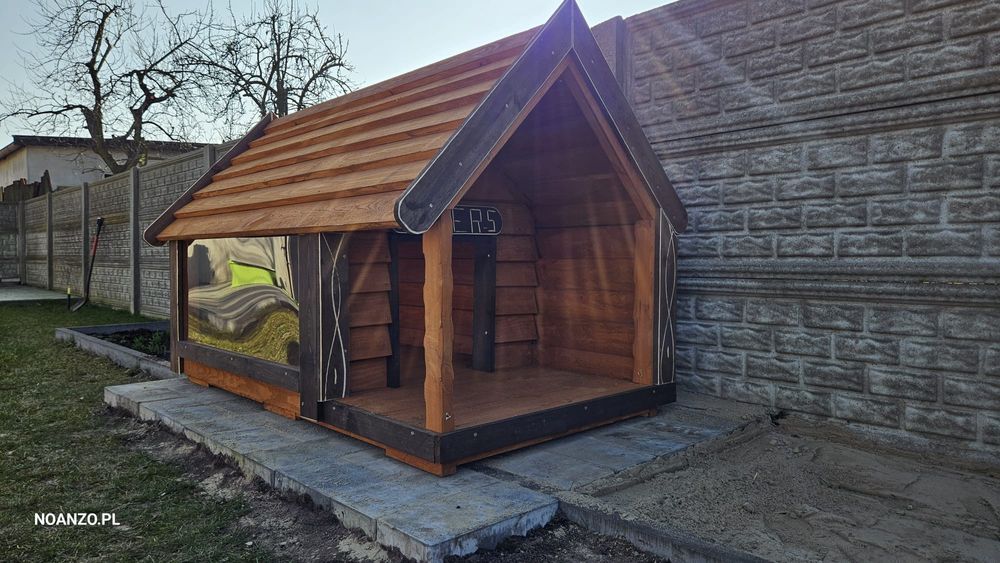 Buda dla owczarka/malinois/Husky – solidna, ręczna robota – schroniska