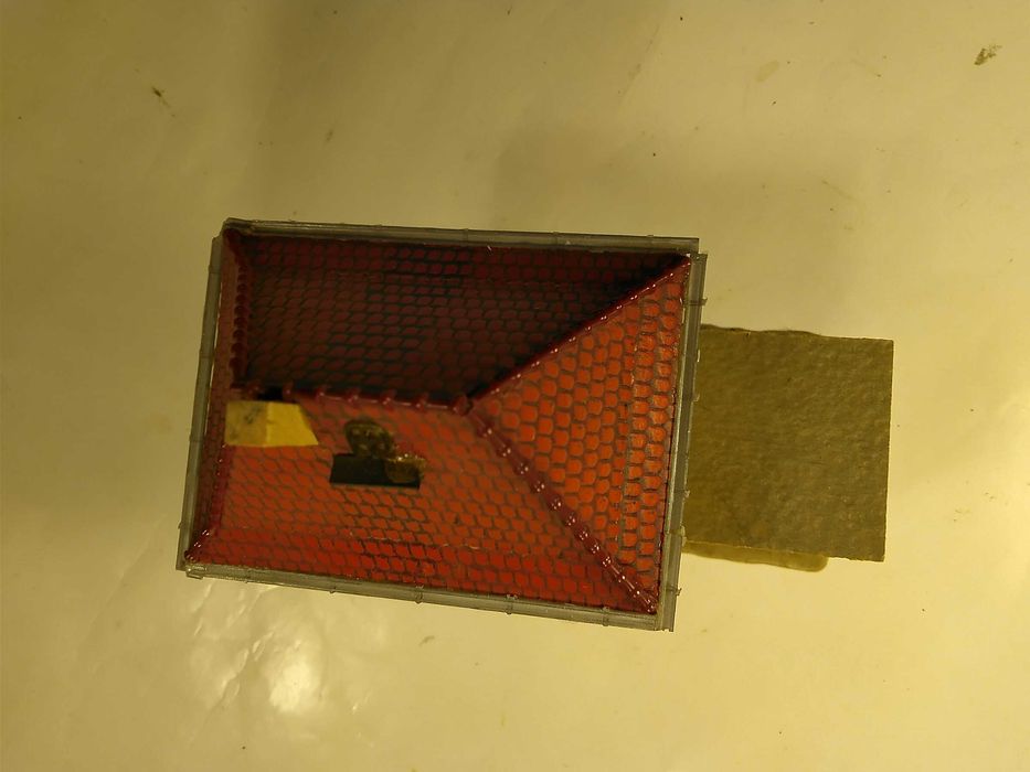 Nastawnia dworzec domki- kolejka makieta skalaH0