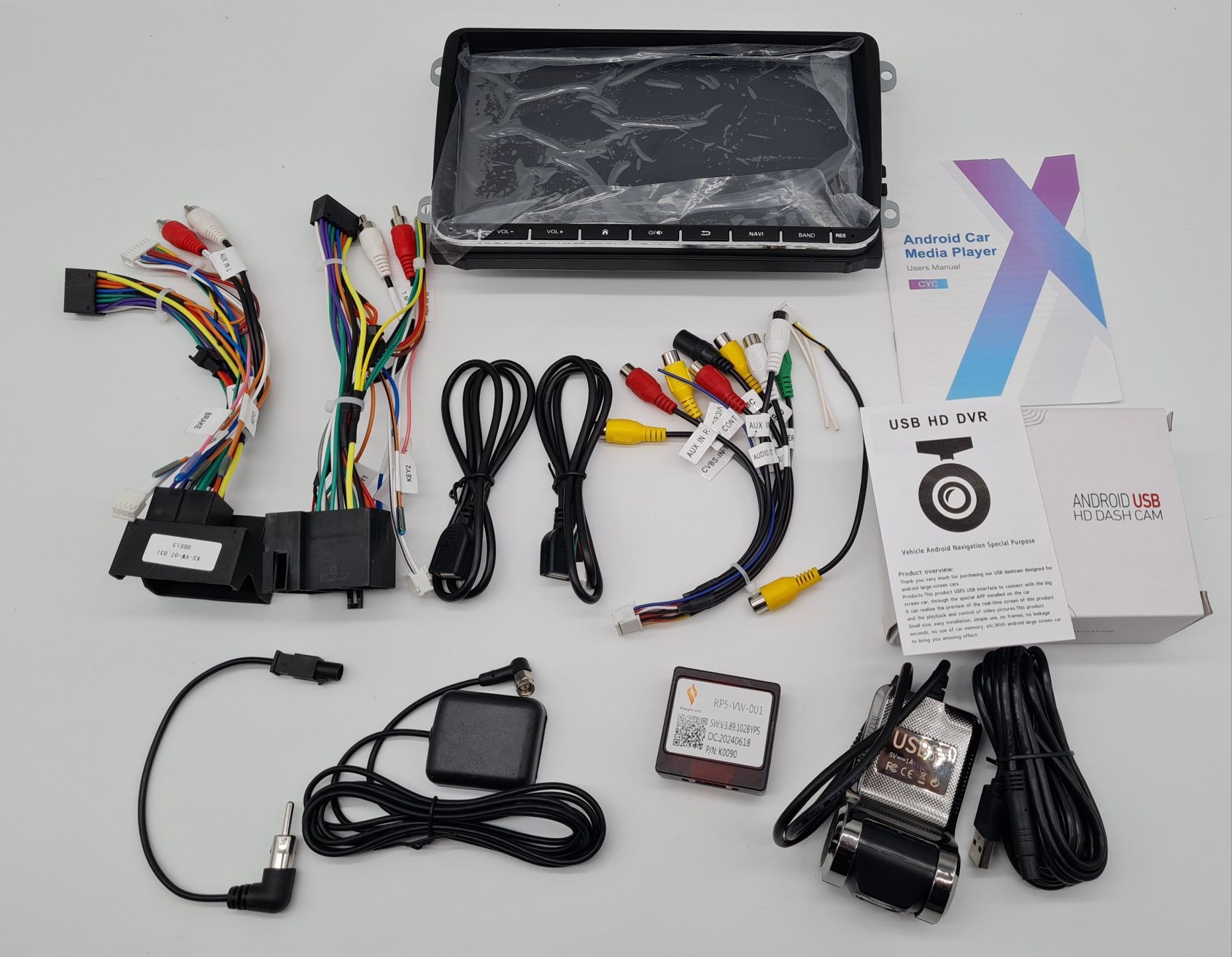 Radio samochodowe 9 cali Android 13 2GB/64GB VW SKODA SEAT A3684