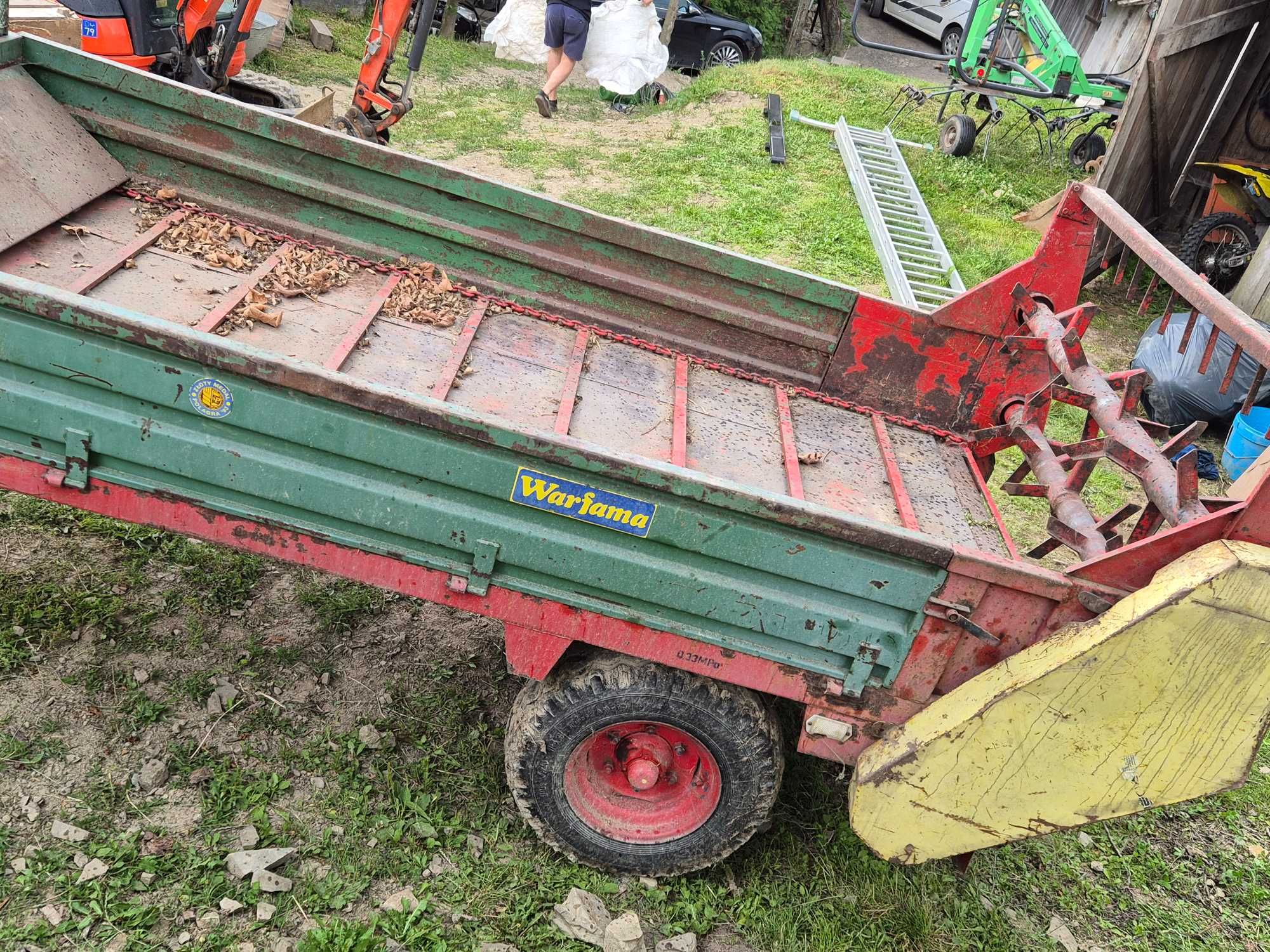 Rozrzutnik obornika Warfama  2.5t. Stan BDB