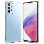 etui pokrowiec z żelową ramką galaxy a73 fusion matte półprzezroczysty