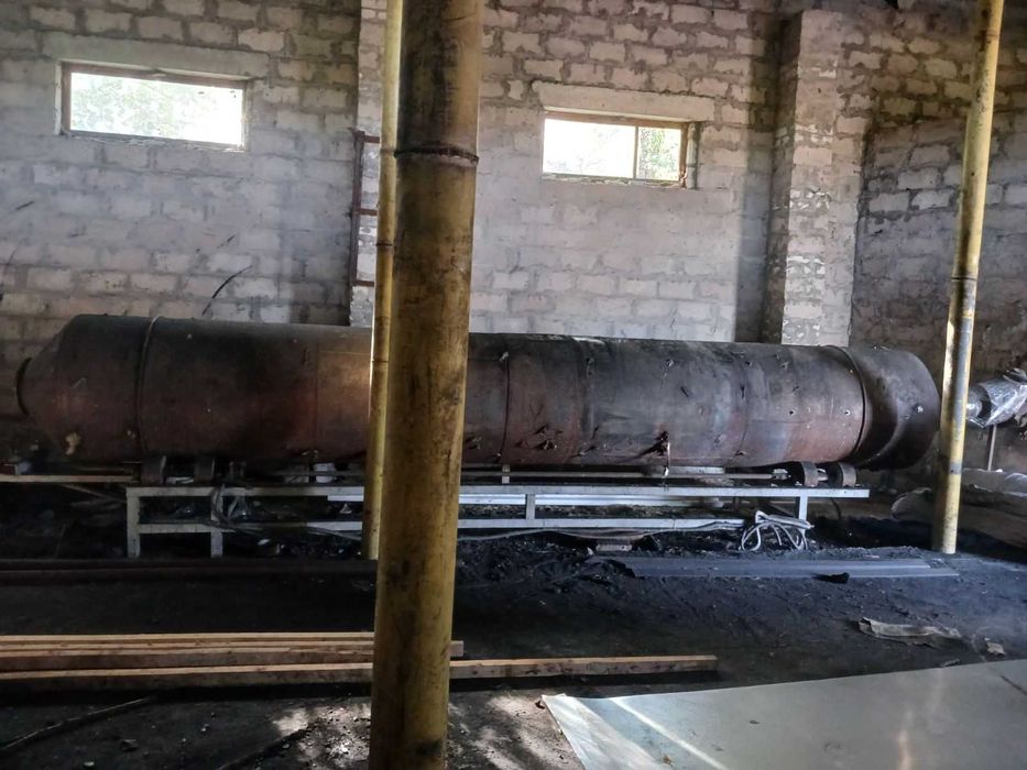 Сушильний барабан. Промислова сушка.