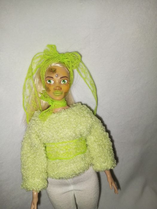 Кукла Барби Barbie ООАК Болотница на теле пышки