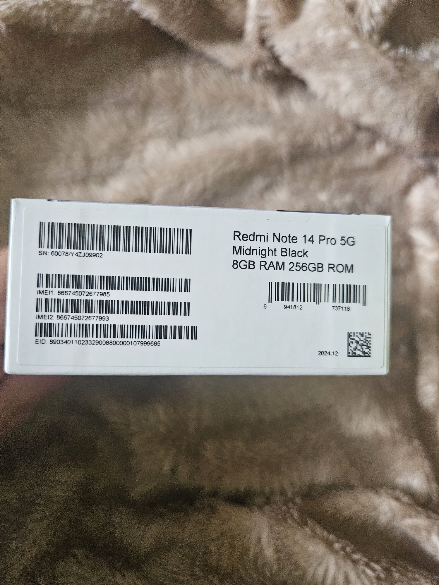 Redmi note 14 pro 8/256 запакований в пломбах