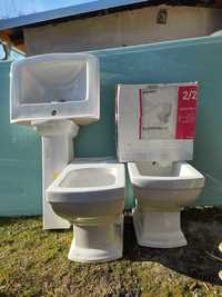 Umywalka, toaleta i bidet KERRA - NOWY KOMPLET
