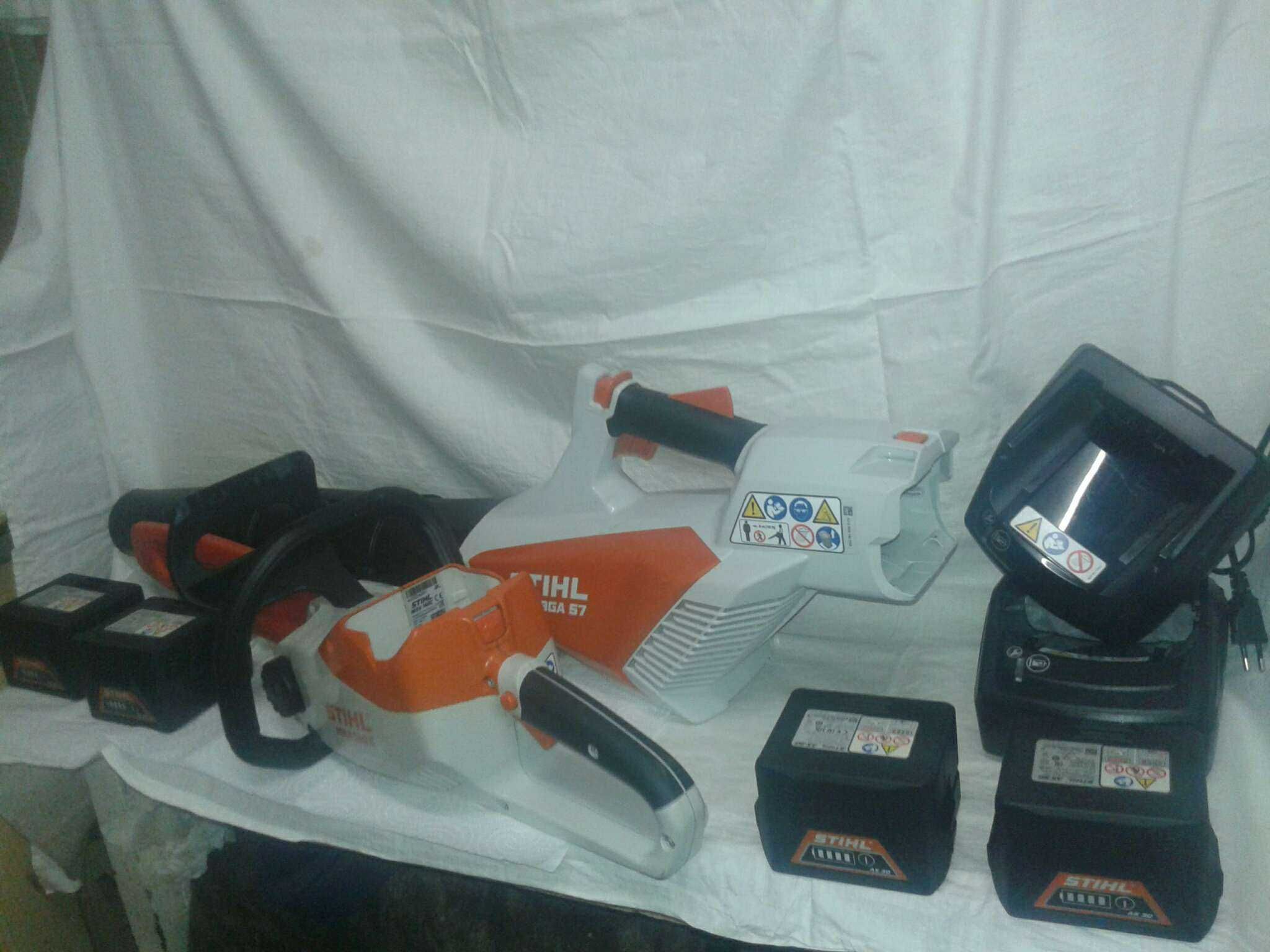 piła akumulatorowa STIHL dmuchawa jak nowe akumulator ładowarka