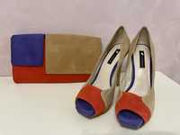 Туфлі и сумка L’Carvari (сукня в подарунок)