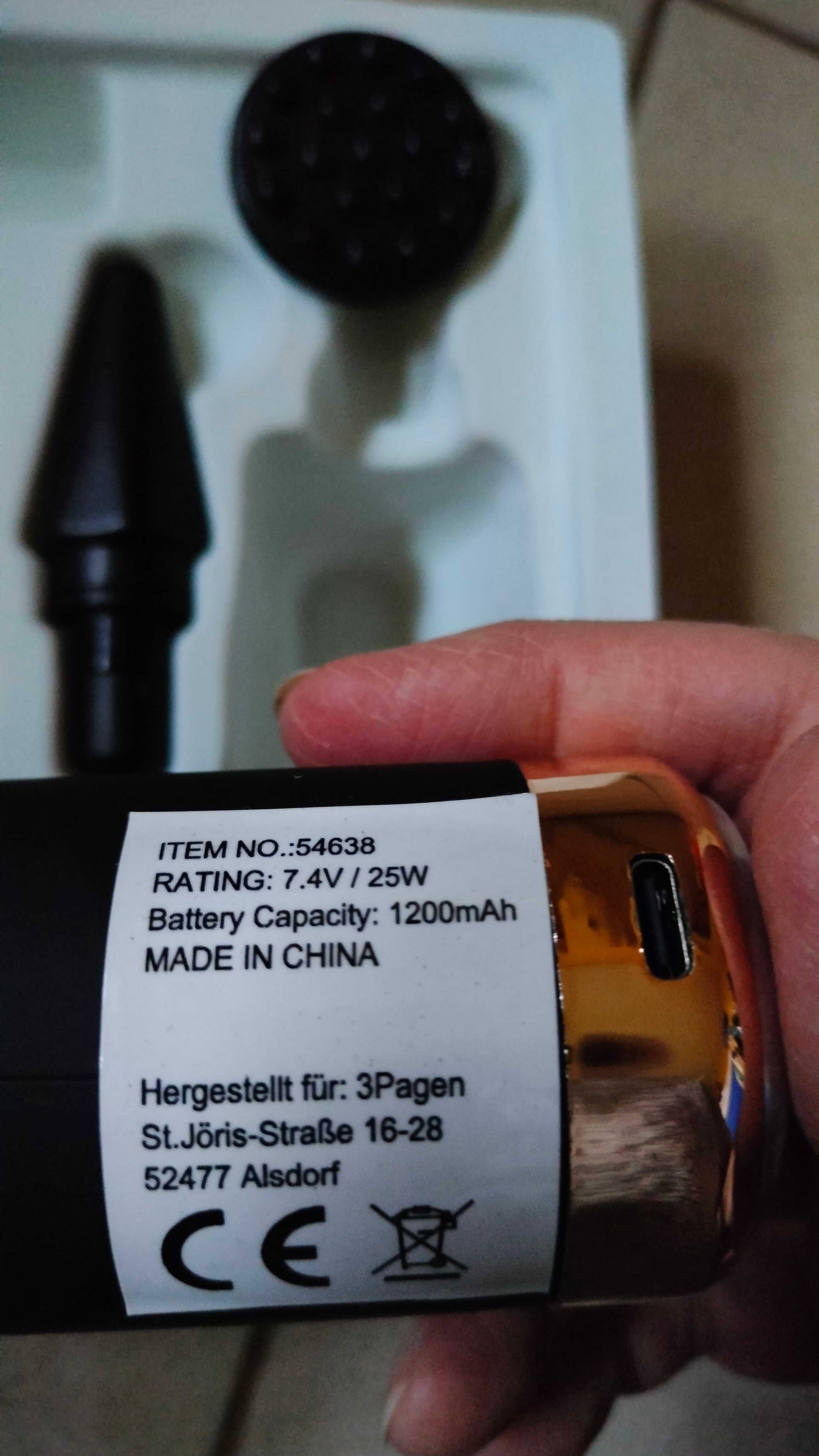 Masażer mięśni pistolet  do masażu, fajny prezent, dzień babci