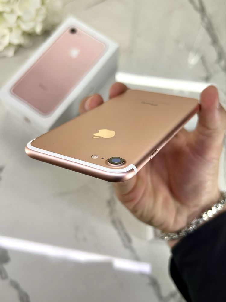 Стан Нового! iPhone 7 Rose Gold (Магазин Гарантія) Neverlock 86%АКБ