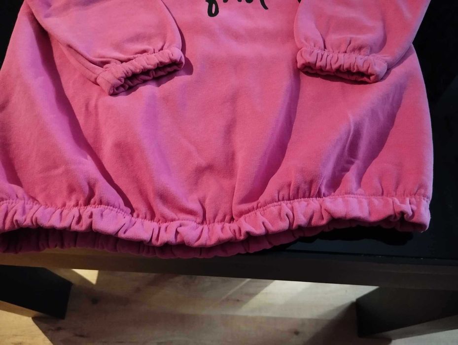 Sweat-shirt cardada com capuz - Benetton - 7/8 anos