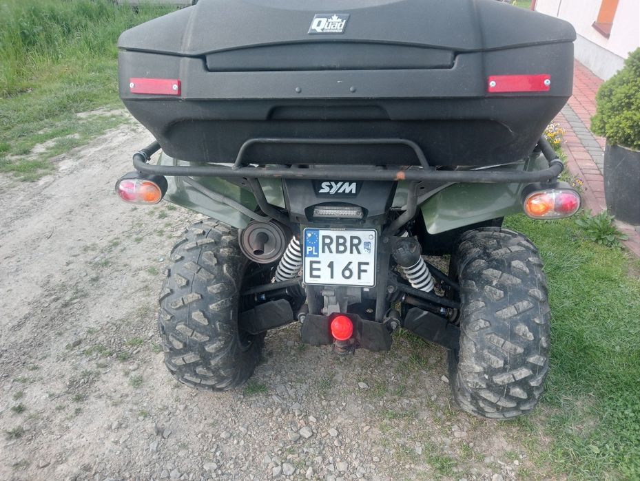 Quad 4x4 Sym 600 pojemność zarejestrowany i ubezpieczony