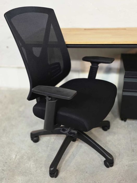 Zestaw 3w1 !Biurko LOFT ,krzesło ERGONOMICZNE, kontenerek na dokumenty