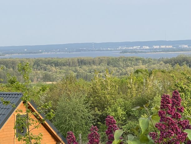 Działka ogródkowa ROD - widok na całej jezioro Dąbskie dojazd pod dzia