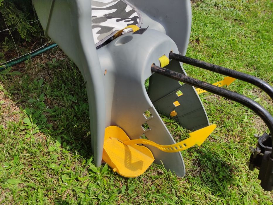 Fotelik rowerowy dla dziecka, tylny, bdb