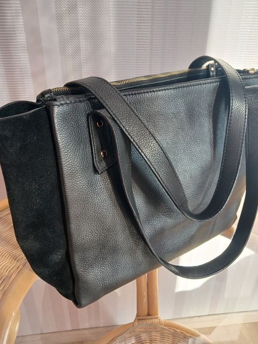 Шкіряна сумка шопер