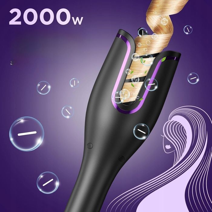 Lokówka automatyczna HAPPHOOH LCD timer ceramiczna ochrona włosów