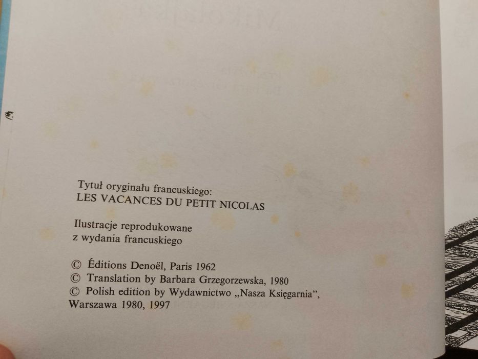 Wakacje Mikołajka - Sempe Goscinny