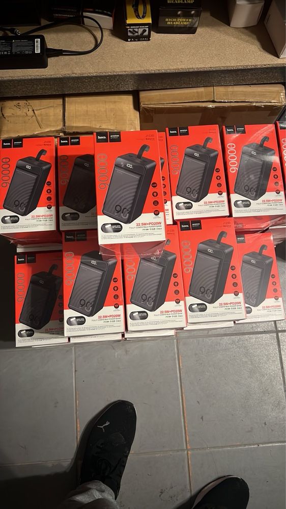 Power Bank Hoco J123D LED PD20W+QC3.0 90000 mAh Black